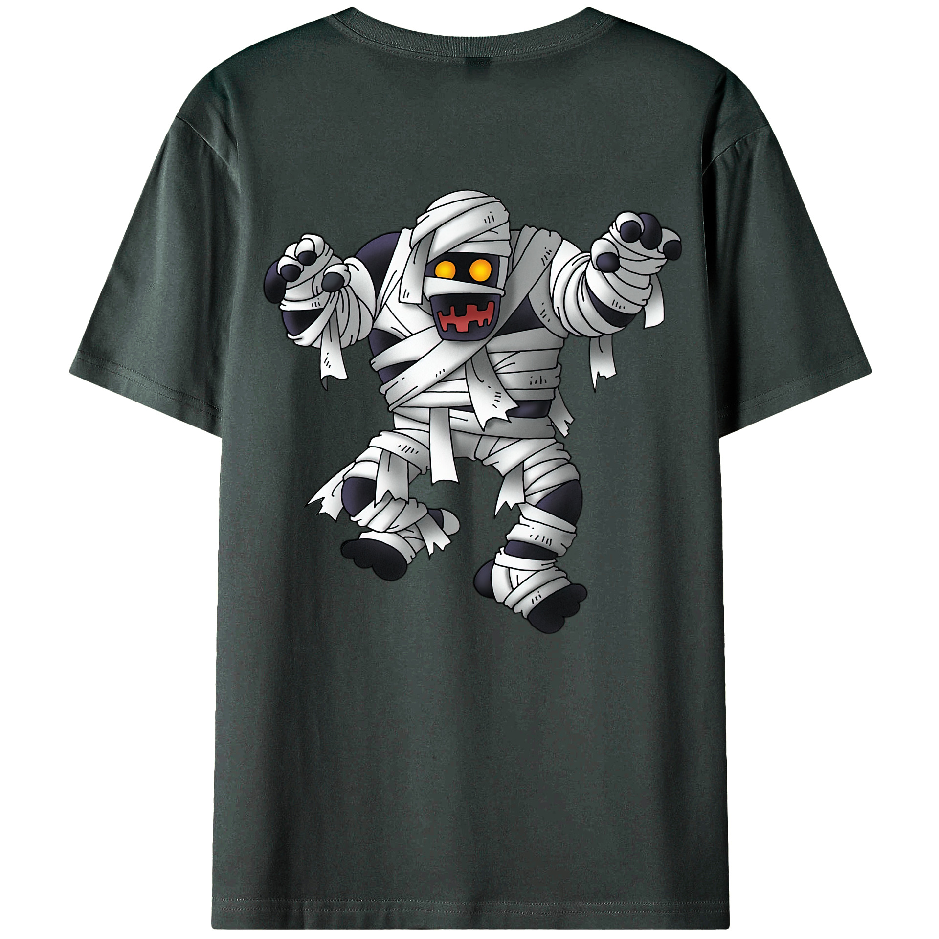 （画像用） ドラゴンクエスト Doragon Kuesuto Dragon Quest 綿100％ メンズ半袖Tシャツ（バックプリント） 通気性